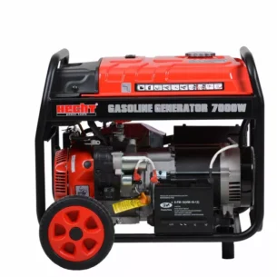 Elektrigeneraator Hecht GG 8000 (ratastel, käepidemega ja elektristarteriga)