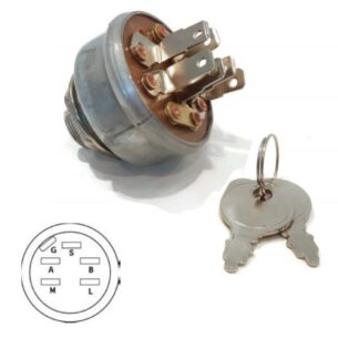 9253163A Süütelukk - 6 klemmi / 4 positsiooni | MTD CubCadet | 9253163