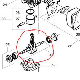 Väntvõll Jonsered 2137 (530047062)
