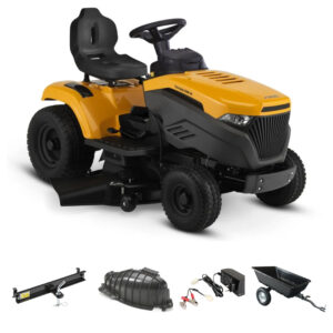 TOP! Murutraktor Stiga Tornado 5108W (V-TWIN) + haagisekonks + multšikomplekt + akulaadija + järelkäru + mootoriõli