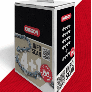 Oregon saekett 4+1tk pakis - 13″ .325″ 1.3mm