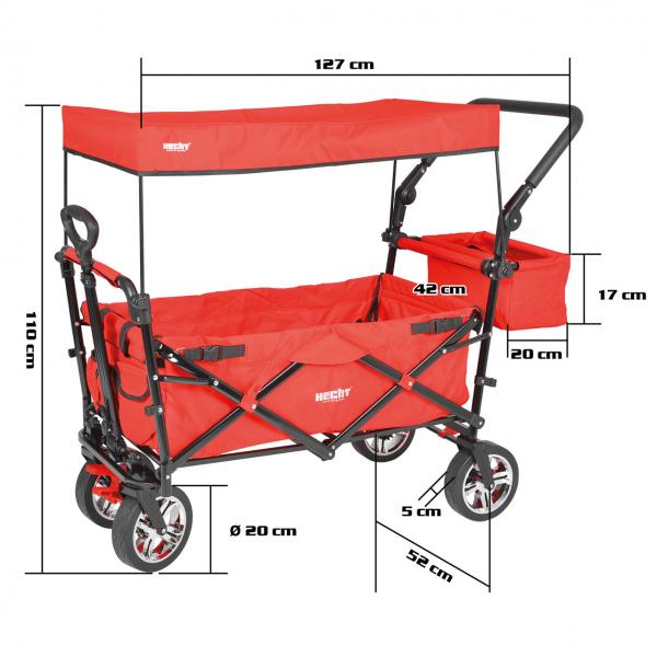 6038-vozik Vabaajakäru HECHT 50006